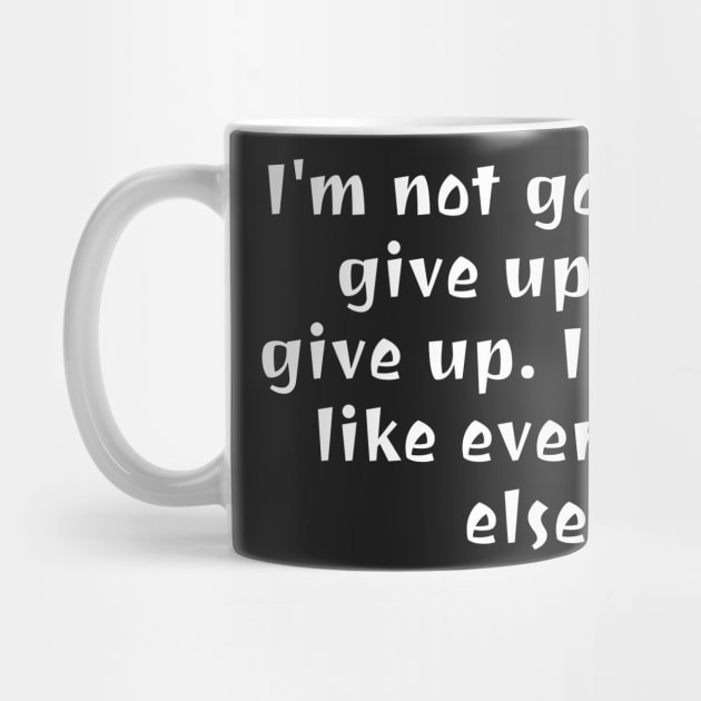 I'm not going to give up - chris evert by CanvasCraft